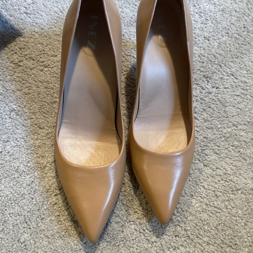 Inez Lola: Almond Nappa Size 7.57.5 / Standard - Picture 7 of 11